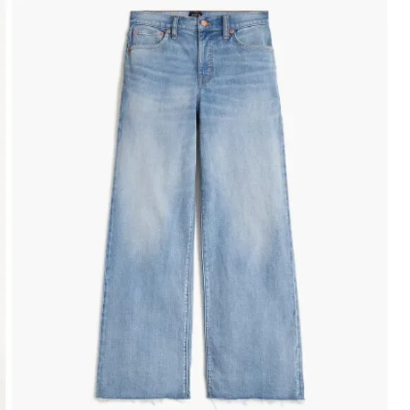 J.Crew Wide-leg cropped jean in all-day stretch - Picture 4 of 14